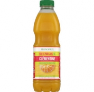 100% pur jus de cl&eacute;mentine, sans sucres ajout&eacute;s 2.71&nbsp;&euro;