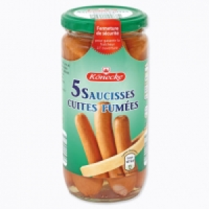 Aldi  5 Saucisses cuites fumées