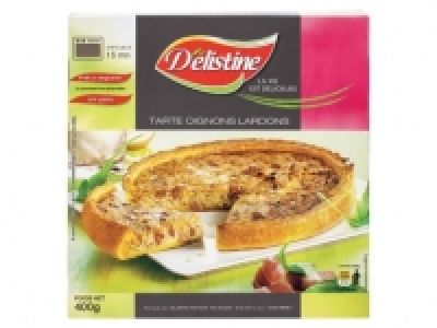 Tarte aux oignons et lardons