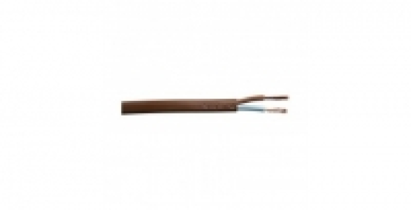 Câble électrique H03WH2-F marron 2x0,75mm² 10m BRICELEC