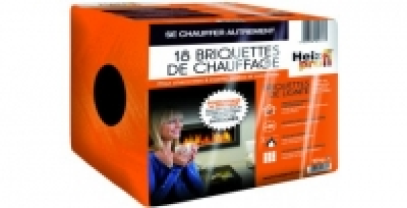 Briquette lignite 10 Kg/18 briquettes HEIZ PROFI 5.50 €