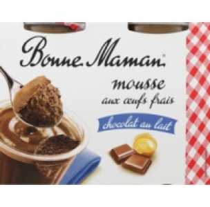 Mousse aux oeufs frais chocolat au lait 2.83 €