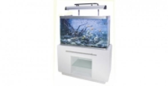 Aquarium Osaka 260 glossy B &eacute;quip&eacute; 244 L blanc