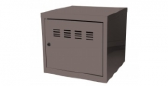 Cube à porte en métal taupe avec 1 kit de liaison 54.90 €