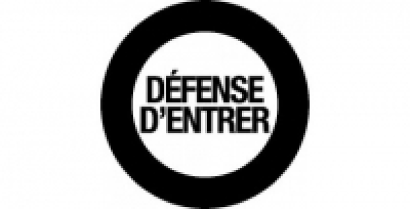 Panneau DEFENSE DENTRER D. 180 mm.
