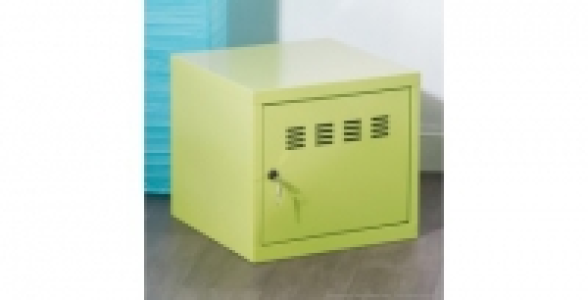 Cube à porte en métal anis avec 1 kit de liaison