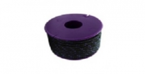 Drisse polyester noir D. 3 mm L. 35 m.