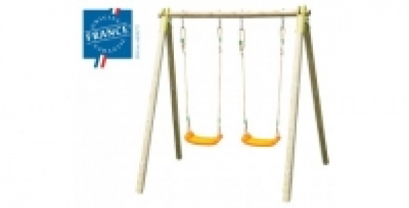 Portique bois NATURA 1,90 m 2 agrès 159.90 €