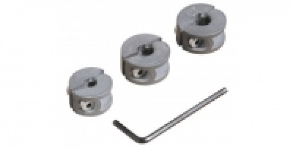 Lot de 3 butées profondeur ø 6,8,10 mm + clé hexagonale WOLFCRAFT