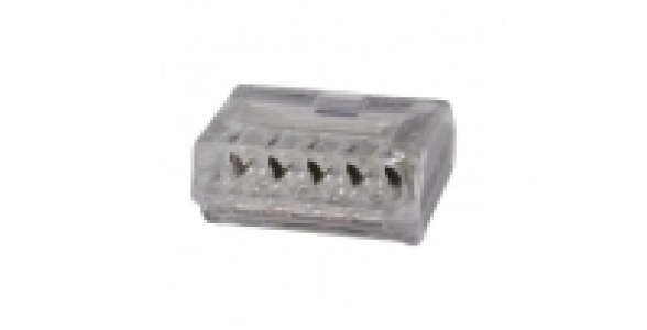 4 bornes rapides 5 fils ø 1 à 2,5 mm 24a 450v~ 2.75 €