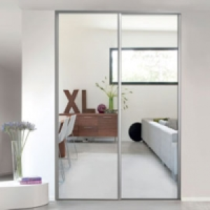 Castorama Form 1 porte de placard coulissante Valla Miroir 62,2 x 245,6 cm