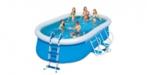 Kit Piscine ovale Fast Set Pools BESTWAY 610 x 366 x 122 cm
