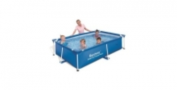 Piscine rectangulaire bleue Splash BESTWAY 239 x 150 x 58 cm