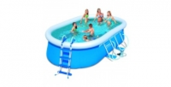 Kit Piscine ovale Fast Set Pools BESTWAY 488 x 305 x 107 cm