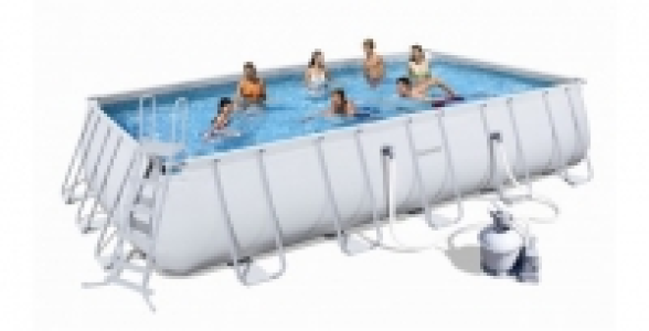 Kit Piscine rectangulaire Power Steel Pools BESTWAY 671 x 366 x 132 cm