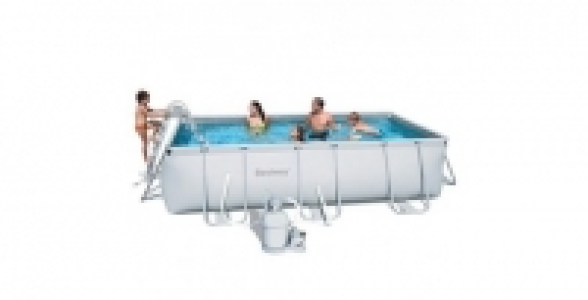 Kit Piscine rectangulaire Power Steel Pools BESTWAY 404 x 201 x 100 cm