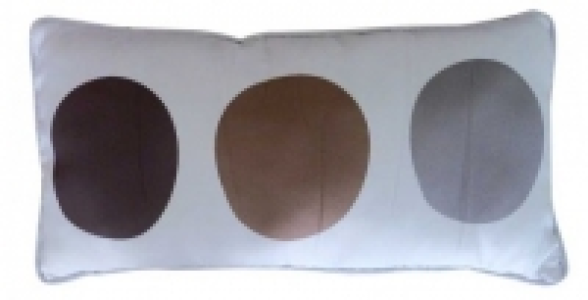 Coussin maxi pois 30 x 60 Beige