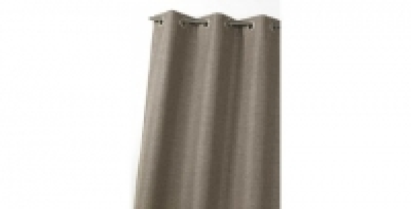 Rideau faux-uni 140 x 260 Taupe