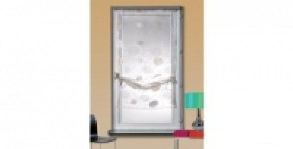 Vitrage Luna 60 x 160 Ivoire