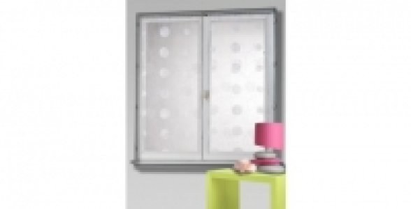 Vitrage Luna 80 x 160 Blanc