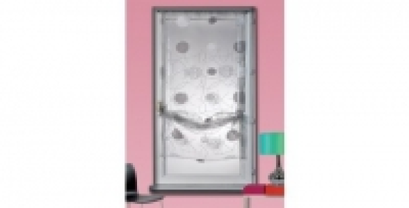 Vitrage Luna 90 x 200 Gris