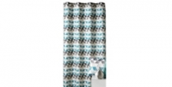 Rideau triangles 140 x 260 P&eacute;trole