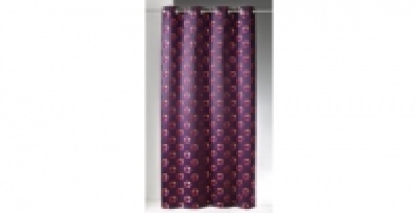 Rideau tamaris 140 x 260 Prune