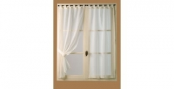 Vitrage Nature 90 x 200 Ivoire