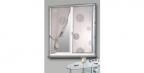 Vitrage 5 mondes 45 x 130 Gris