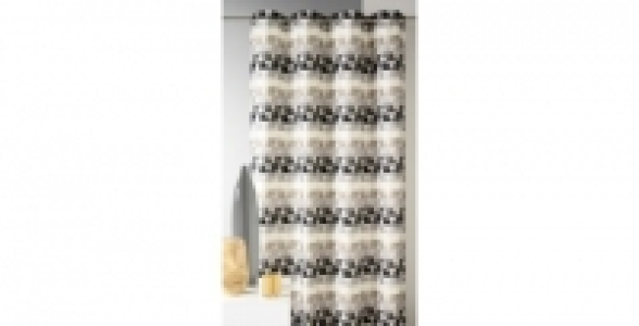 Rideau triangles 140 x 260 Gris