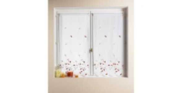 Vitrage Fiona 45 x 120 Mandarine