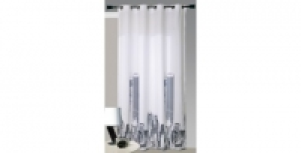 Rideau city 140 x 260 Blanc Gris