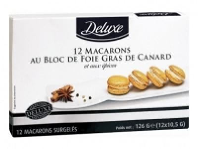 Lidl  12 macarons au foie gras de canard