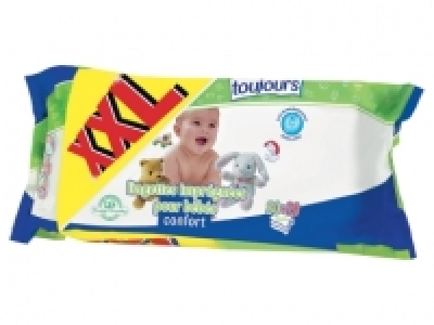 Lingettes impr&eacute;gn&eacute;es pour b&eacute;b&eacute;s