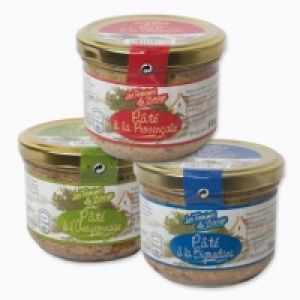 Lot de 3 terrines 1.99 €