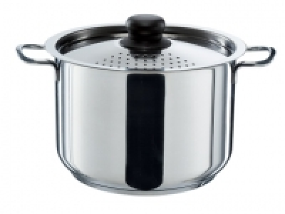 Cuiseur à pâtes avec couvercle égouttoir