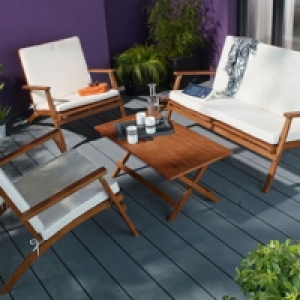Salon de jardin en bois, collection Aland 249.00 €