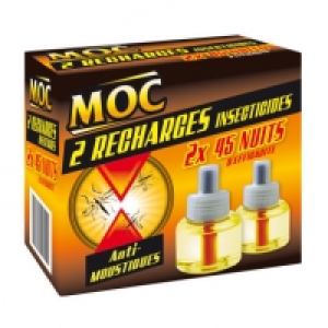 Moc® Lot de 2 recharges insecticides¹