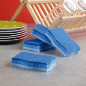 Twido Menage® Lot de 4 éponges grattantes douces