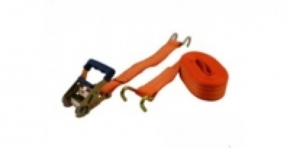 Sangle &agrave; cliquet polyester orange 50 mm x 7,5 m + 0,5 m + crochets poi 23.70&nbsp;&euro;