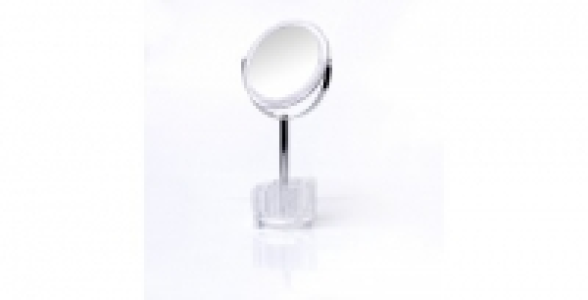 Miroir double face sur pied + rangement