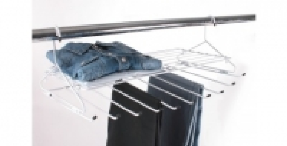 Porte pantalon + Etagère pour penderie