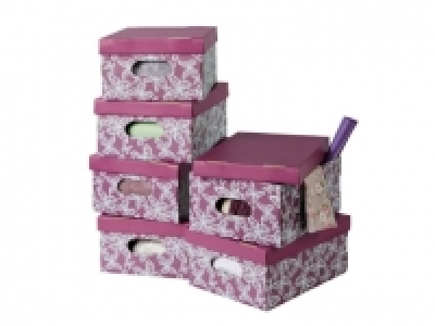 6 boîtes de rangement 5.99 €