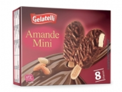8 mini glaces aux amandes 1.89 €