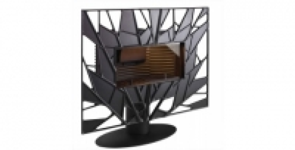 Poêle à bois en fonte 12kw INVICTA Gaya Feuille