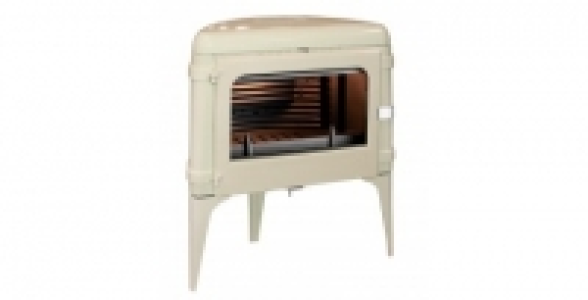 Poêle à bois émaillé ivoire 10kw INVICTA Luna