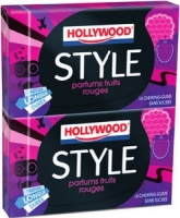 Simply Market  CHEWING-GUMS STYLE PARFUMS FRUITS ROUGES HOLLYWOOD