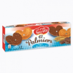 Palmiers nappés de chocolat au lait 0.85 €