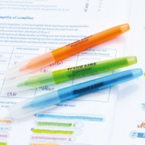 Lot de 8 surligneurs &agrave; pointe fine