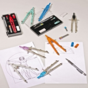 Compas et porte-mine